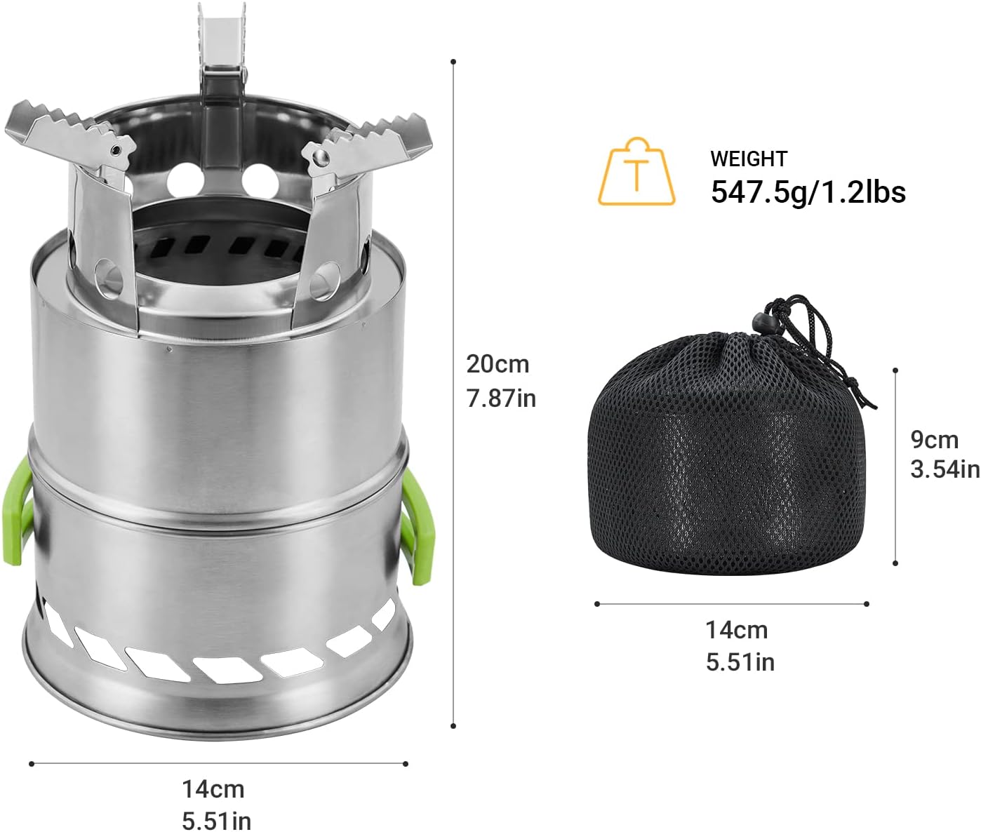 2 stage wood burning SURVIVAL stove