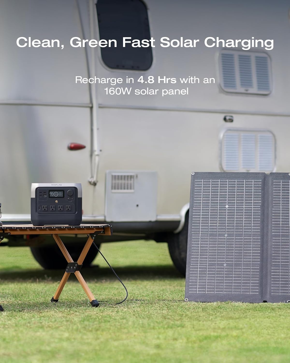 EcoFlow Solar Generator RIVER 2 Pro 768Wh+160W Solar Panel